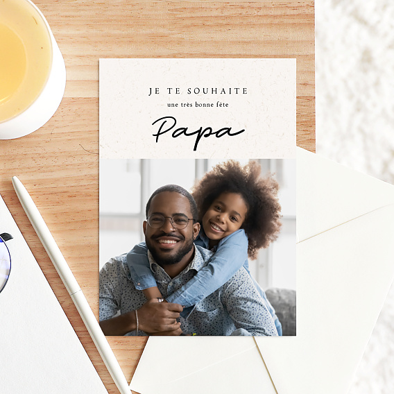 Carte fête des pères Mon papa Après 1