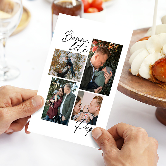 Carte fête des pères Pêle Mêle Après 1