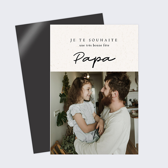Carte fête des pères Mon papa