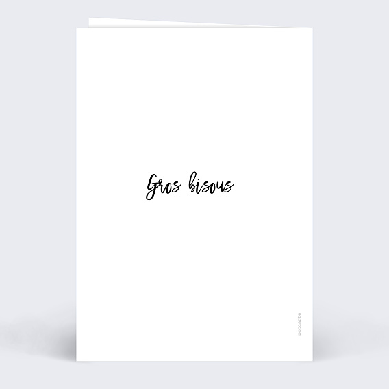 Carte fête des pères Multiphoto Chic Verso