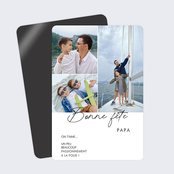 Carte fête des pères Papa Recto