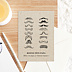 Carte fête des pères Papa moustache