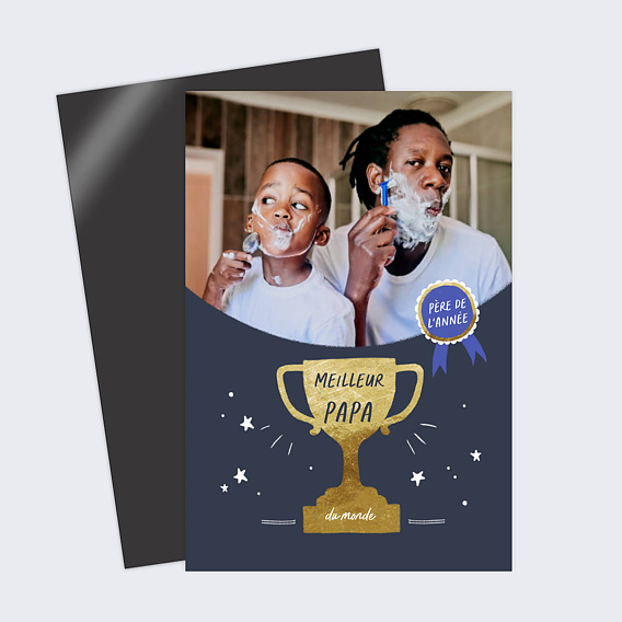 Carte fête des pères Le Meilleur Papa