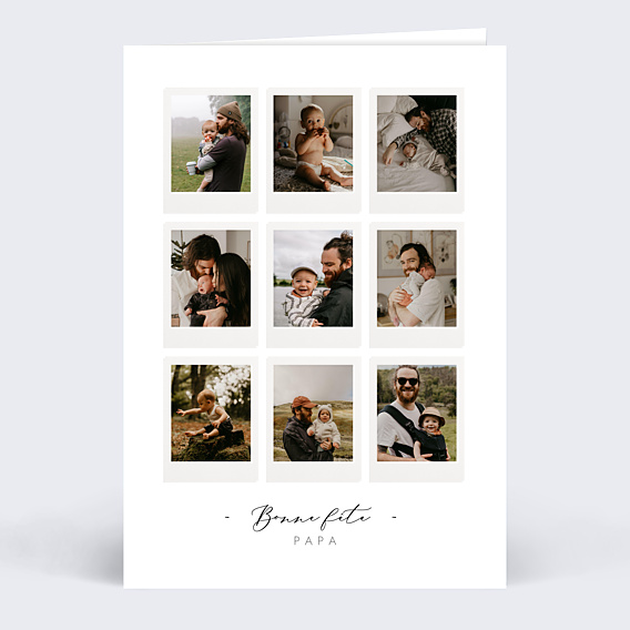Fête des Pères  Pêle-Mêle Polaroid
