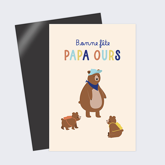 Fête des Pères Papa ours