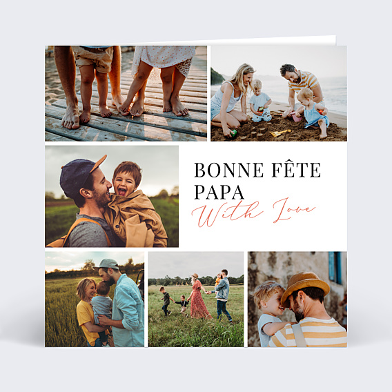 Carte fête des pères With Love