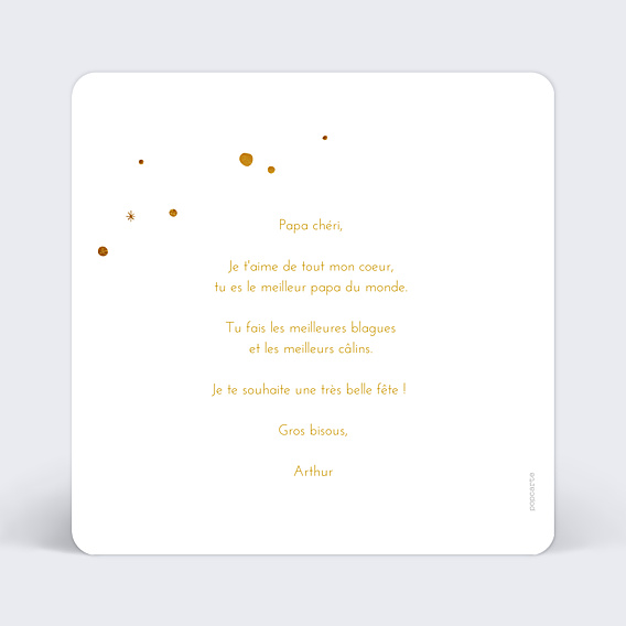 Fête des Pères Golden Dots