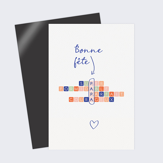 Carte fête des pères Jeu de mots