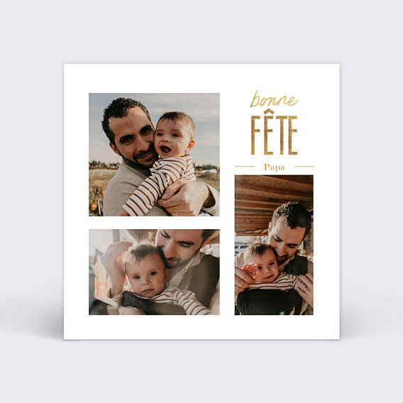 Fête des Pères Jeu Typographique