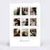 Carte fête des pères Pêle-Mêle Polaroid Recto