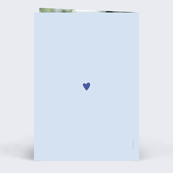 Carte fête des pères Bonne fête ruban Verso