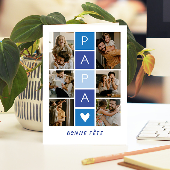 Carte fête des pères Marelle Après 1