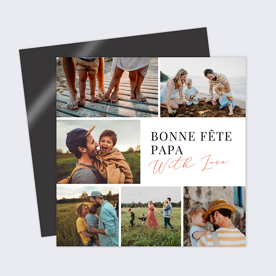 Carte fête des pères With Love