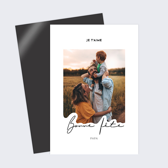 Carte fête des pères Calligraphie Après 4