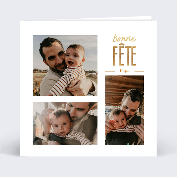 Fête des Pères  Jeu Typographique