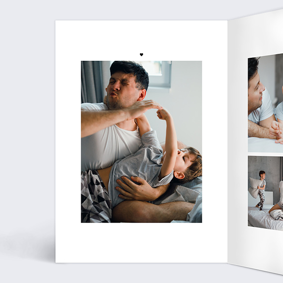 Carte fête des pères Définition Papa Intérieur Gauche