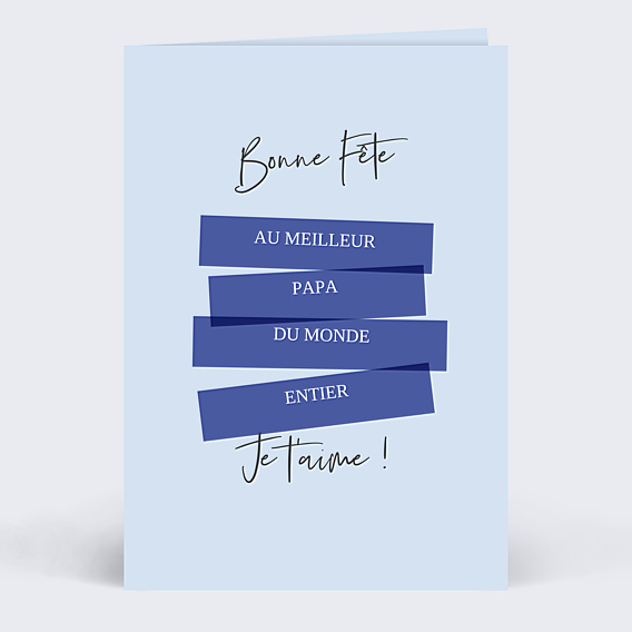 Fête des Pères  Bonne fête ruban
