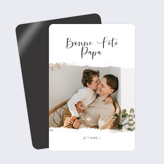 Carte fête des pères Manuscrite