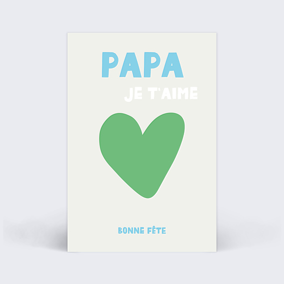 Fête des Pères Cœur iconique