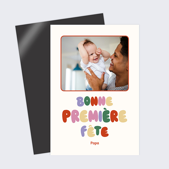 Carte fête des pères Première fête