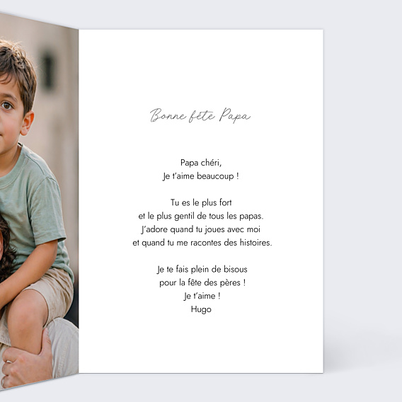 Fête des Pères Portrait en aquarelle