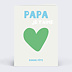 Carte fête des pères Cœur iconique