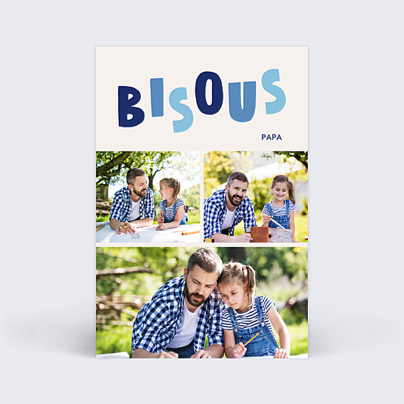 Fête des Pères Bisous bisous