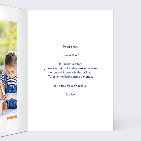 Fête des Pères Bisous bisous