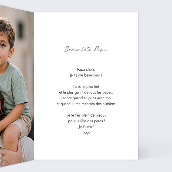 Fête des Pères Portrait en aquarelle