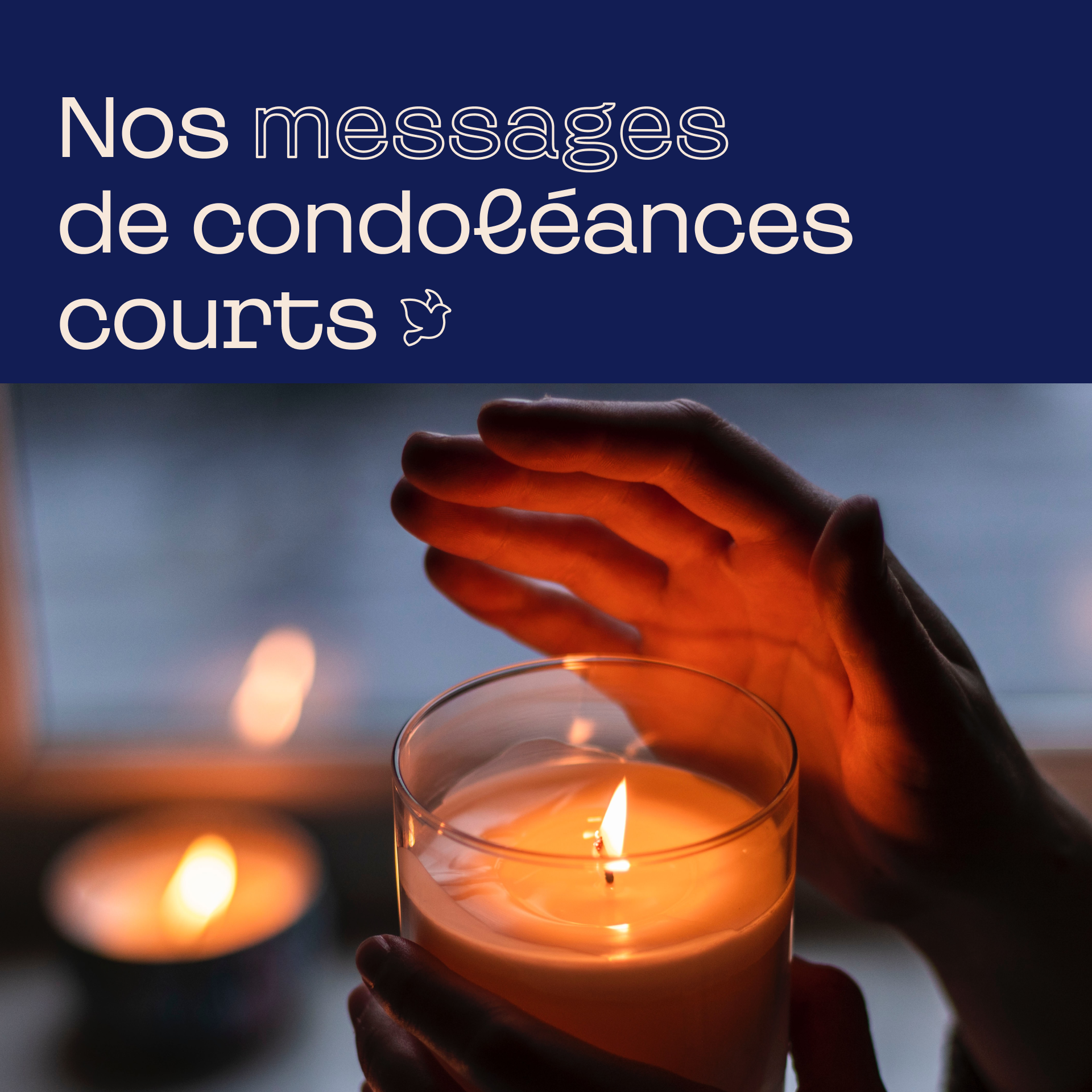 Message  Condoléances courts