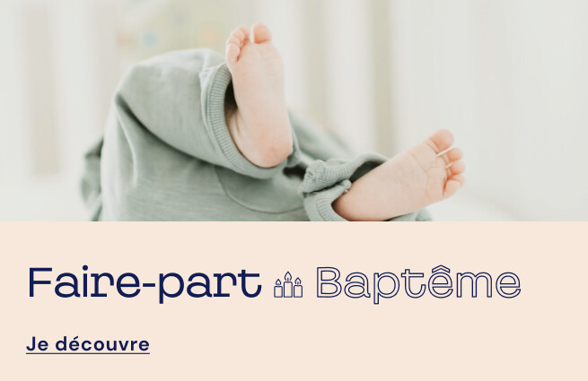 Exemple de textes de faire part baptême