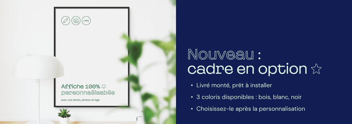 Nouveau : Cadre en option