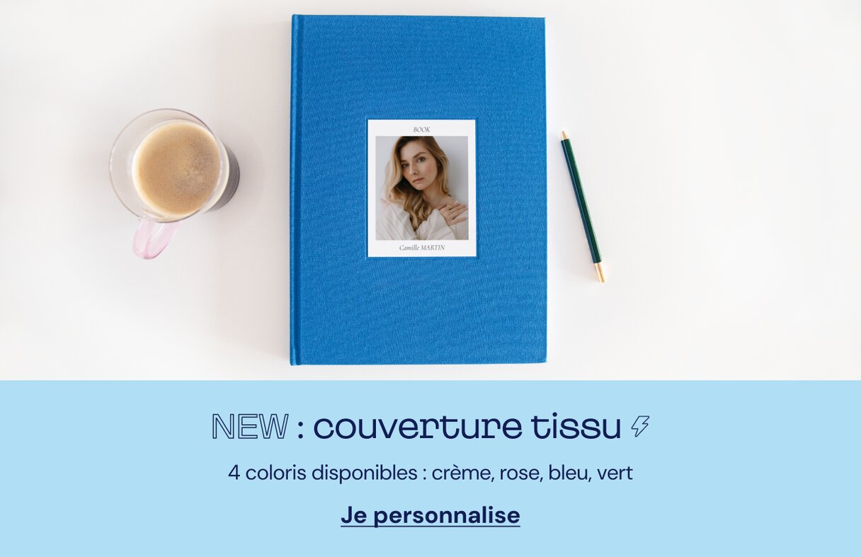 Album photo tissu professionnel