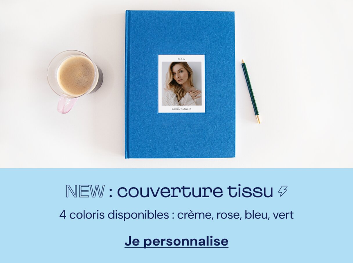 Album photo tissu professionnel