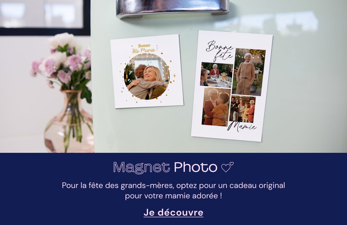 Magnet photo fête des grands-mères
