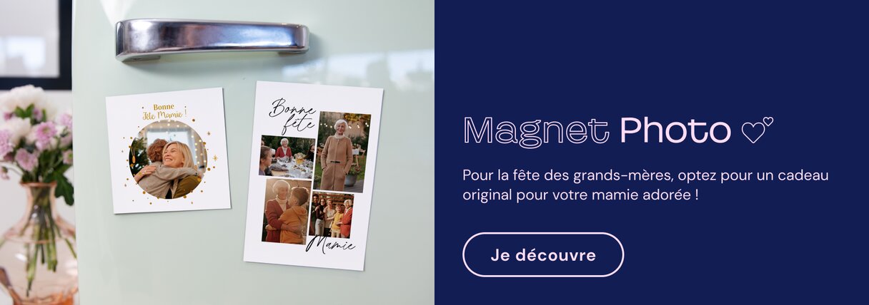 Magnet photo fête des grands-mères