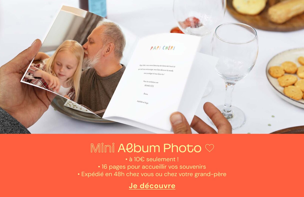 Mini album photo famille