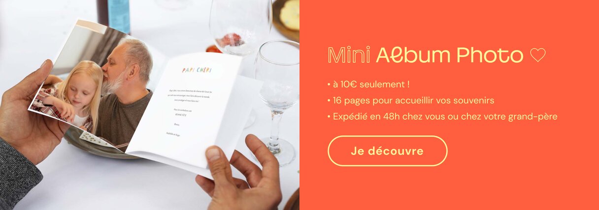 Mini album photo famille