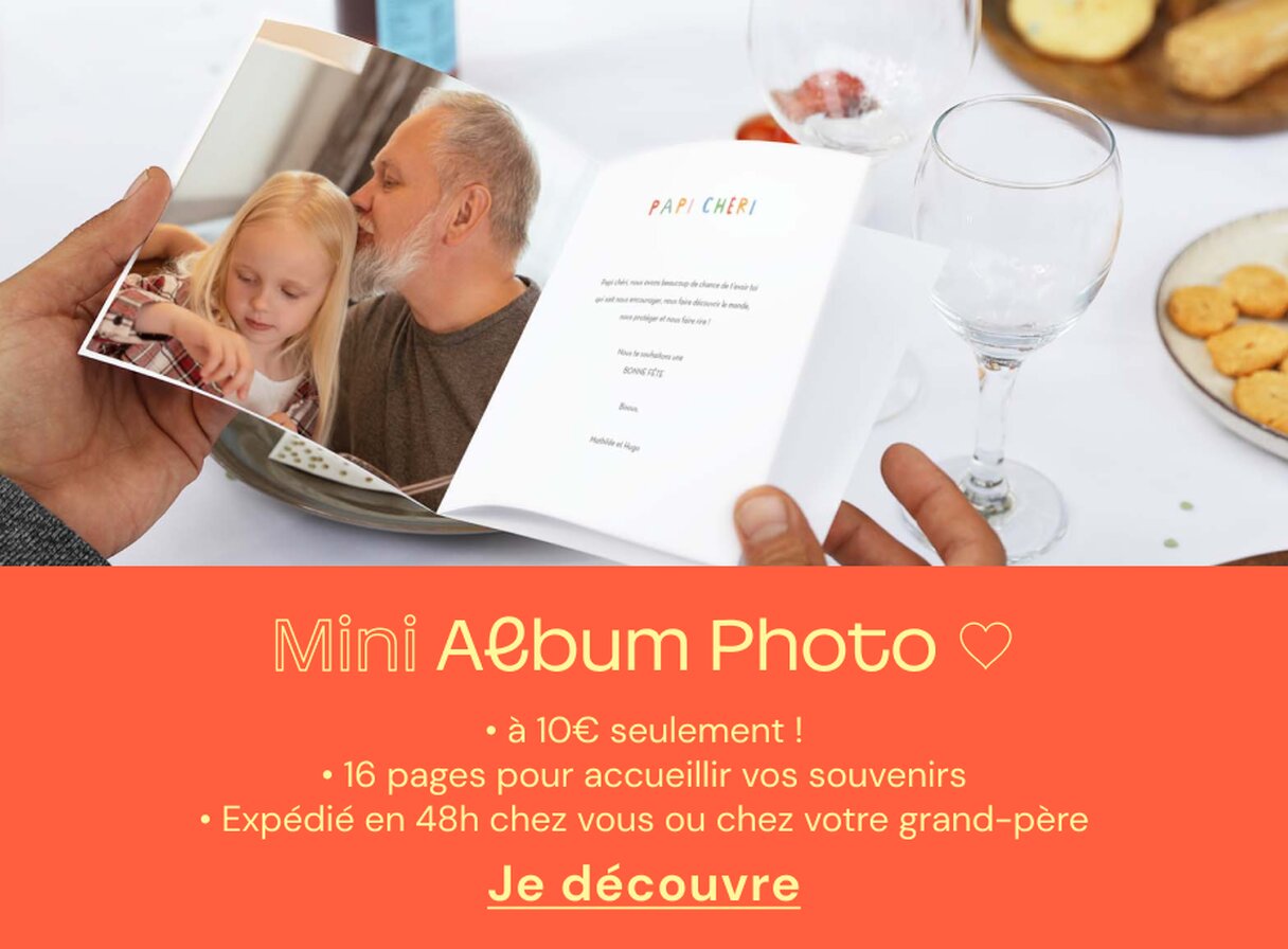 Mini album photo famille