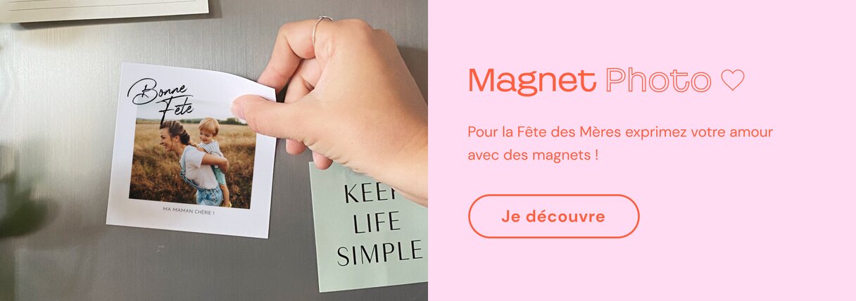 Magnet photo fête des mères