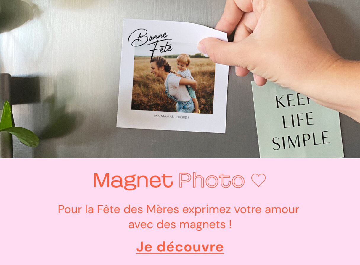 Magnet photo fête des mères