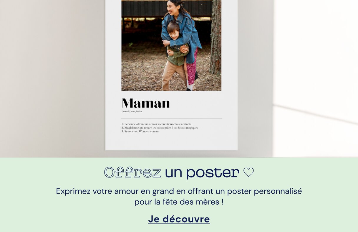 Poster personnalisé famille