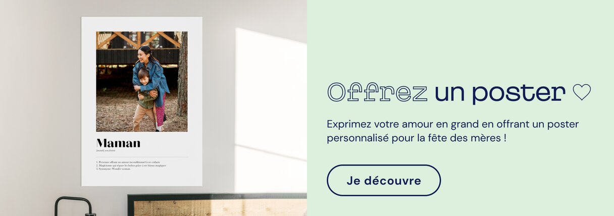Poster personnalisé famille