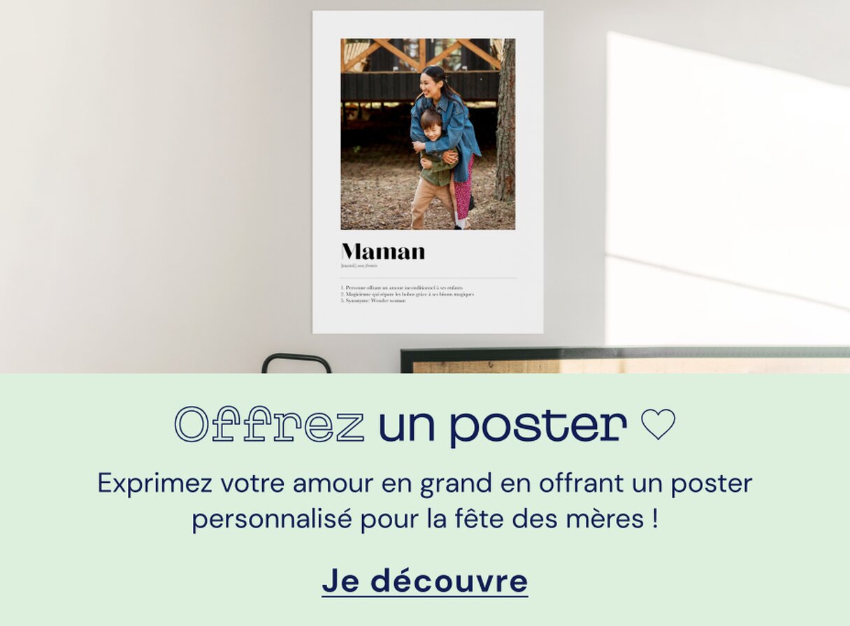 Poster personnalisé famille