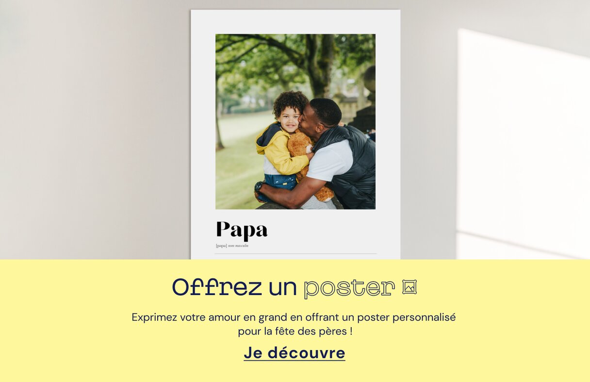 Poster personnalisé famille