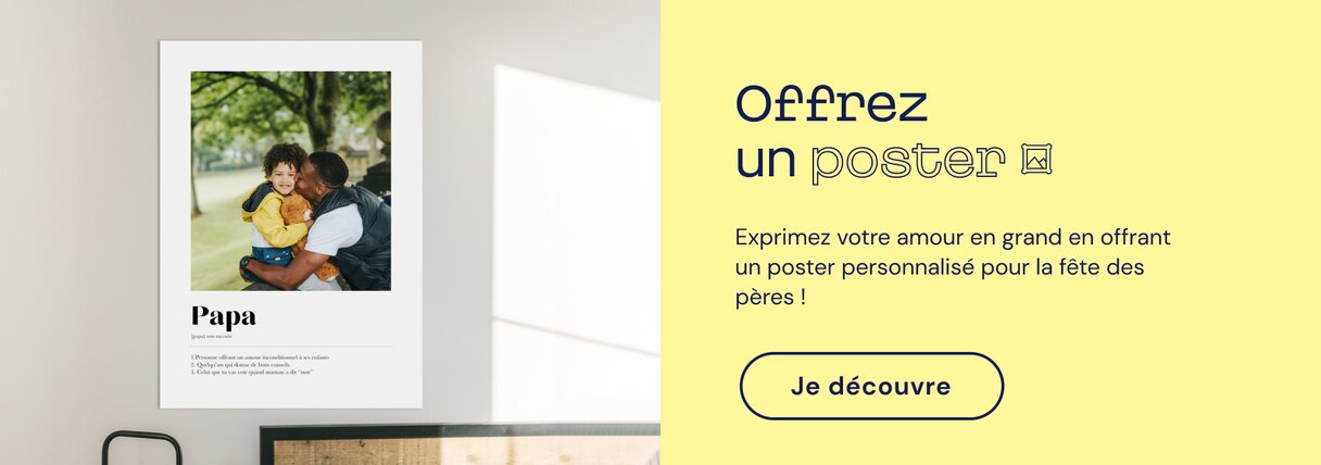Poster personnalisé famille