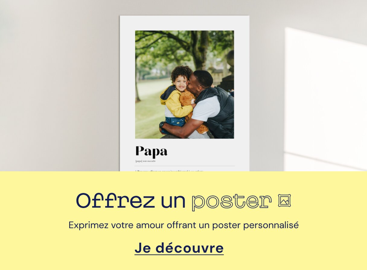 Poster personnalisé famille