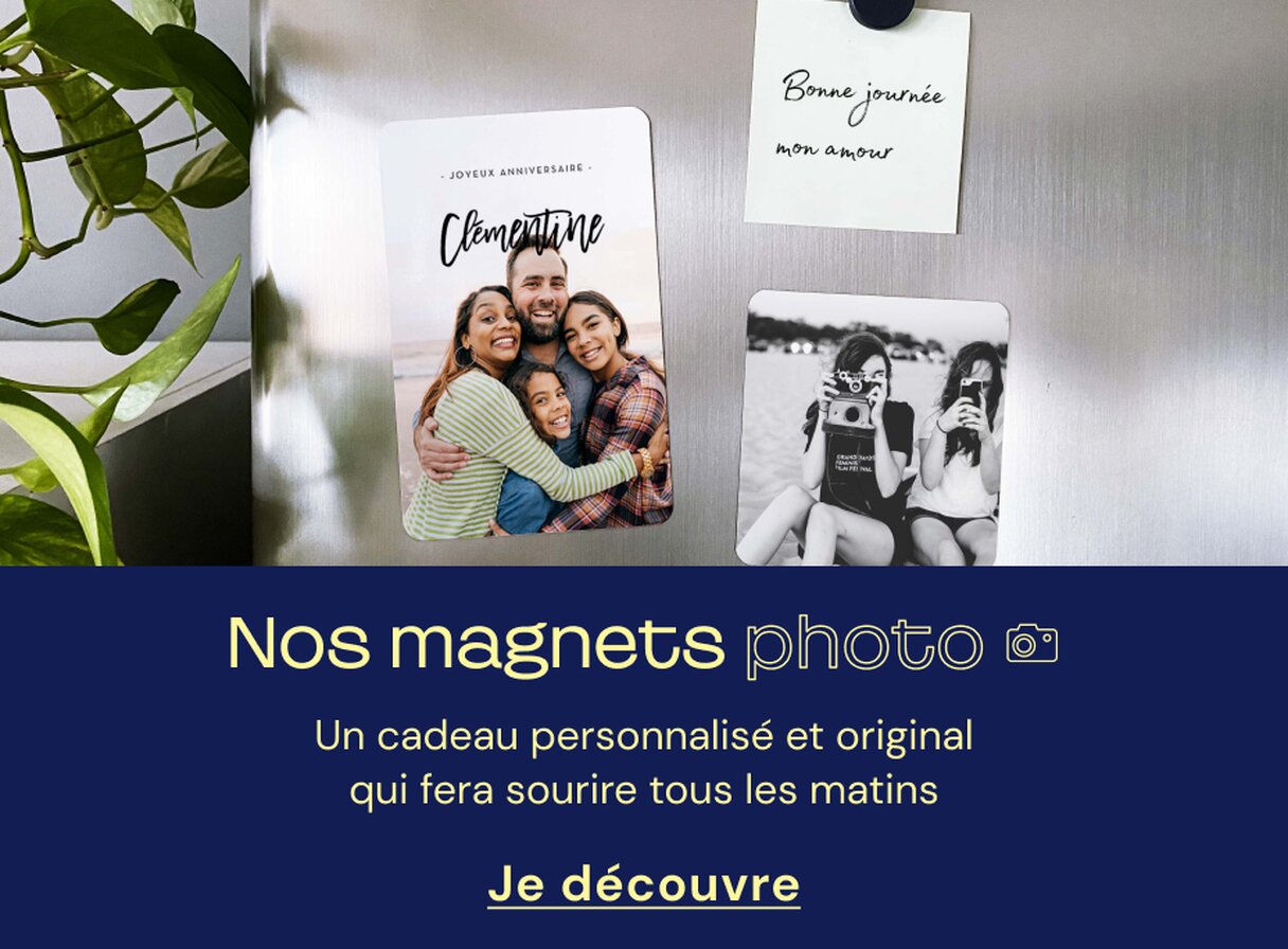 Magnet photo anniversaire