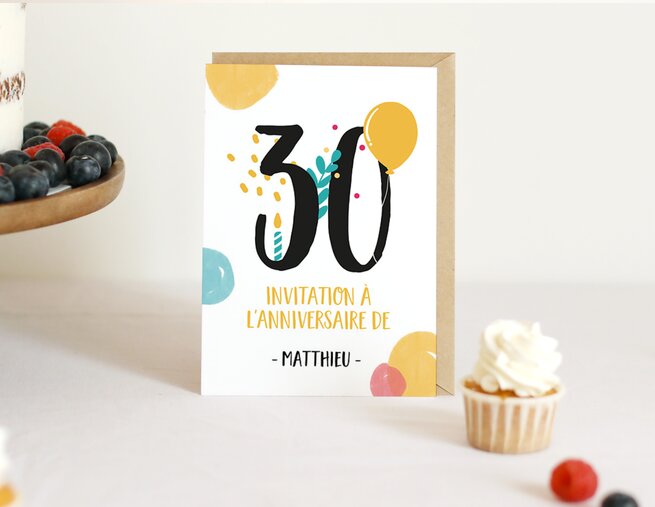 Cartes Anniversaire Personnalisees Popcarte