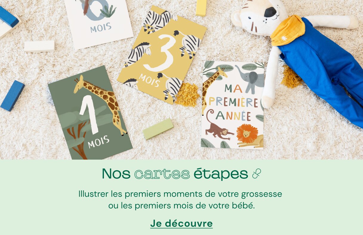 Carte annonce grossesse personnalisable - Popcarte